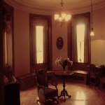 Boldt Castle Heart Island Alexandria Bay Round Room Sepia